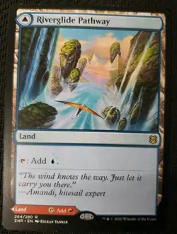 MTG *Riverglide Pathway X1* (HP) Zendikar Rising Magic The Gathering - Image 1