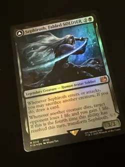 Magic Final Fantasy - Sephiroth Fabled SOLDIER (Foil) M 0115 MTG Lot - Image 2