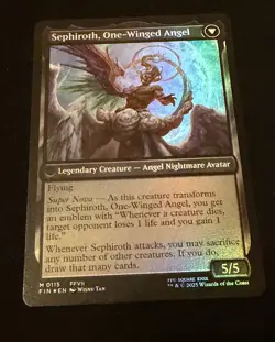 Magic Final Fantasy - Sephiroth Fabled SOLDIER (Foil) M 0115 MTG Lot - Image 4