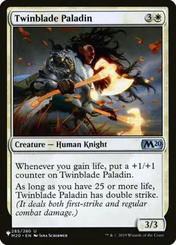 Twinblade Paladin - The List Light Play, English Magic the Gathering MTG The Lis - Image 1