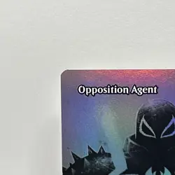 Magic MTG Spider-Man Opposition Agent 0019 Borderless Marvel Eternal Mythic Foil - Image 2