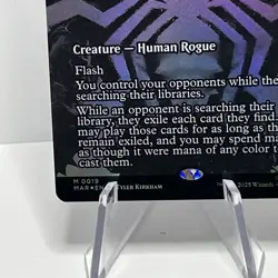 Magic MTG Spider-Man Opposition Agent 0019 Borderless Marvel Eternal Mythic Foil - Image 5