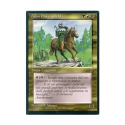 WOTC MtG Legends Italian Adun Oakenshield (Italian) (R) VG - Image 1