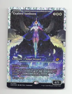 MTG: Magic Edge of Eternities *Fracture Foil* Exalted Sunborn (Showcase) - Image 1