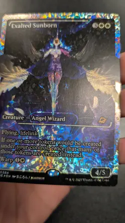 MTG: Magic Edge of Eternities *Fracture Foil* Exalted Sunborn (Showcase) - Image 4