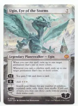 MTG: Magic Tarkir: Dragonstorm - Ugin, Eye of the Storms (Borderless) - Image 2