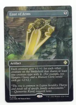 MTG: Magic Commander The Lost Caverns of Ixalan *Foil* Coat of Arms (Borderless) - Image 1