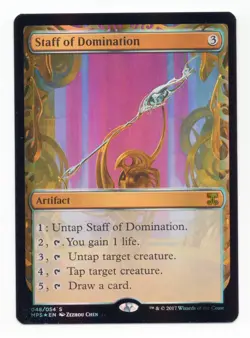 MTG: Magic Masterpiece Series: Kaladesh Inventions *Foil* Staff of Domination - Image 1