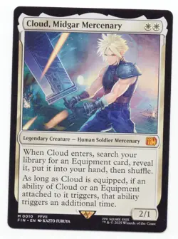 MTG: Magic FINAL FANTASY - Cloud, Midgar Mercenary - Image 1