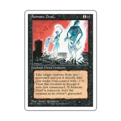 WOTC MtG 4th Ed Animate Dead (U) VG - Image 1
