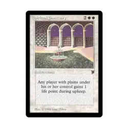 WOTC MtG Legends Spiritual Sanctuary (R) EX - Image 1