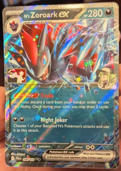 N's Zoroark ex 098/159 NM STAMPED JTG [Play! Pokemon Prize Pack Series 7] - Image 4