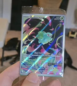 POKEMON MEGA EVOLUTION 133/132 Bulbasaur Illustration Rare STAMPED & SEALED - Image 1