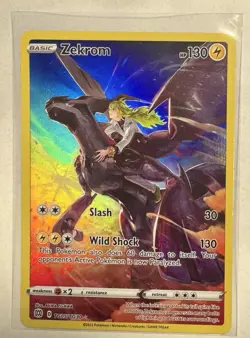 Pokemon Zekrom TG05/TG30 Sword & Shield SWSH09 Brilliant Stars Trainer Gallery - Image 1