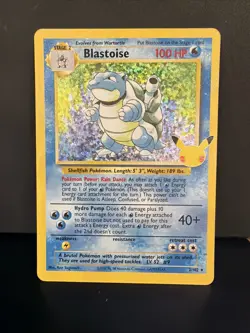 Pokemon TCG Blastoise 25th Anniversary Celebrations Classic Collection 2/102 - Image 1