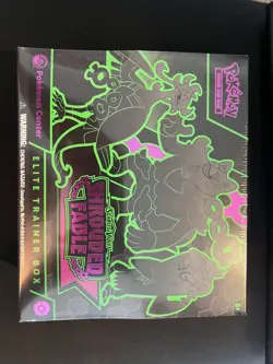 Shrouded Fable ETB Pokemon Center Exclusive Elite Trainer Box Pecharunt Promo - Image 3