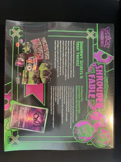 Shrouded Fable ETB Pokemon Center Exclusive Elite Trainer Box Pecharunt Promo - Image 4