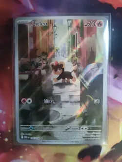 Litleo Illustration Rare 139/132 Mega Evolution English Pokemon TCG NM - Image 1