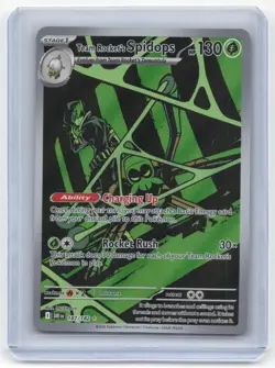 2025 Pokemon Team Rocket's Spidops Destined Rivals #187/182 Near Mint - Image 1