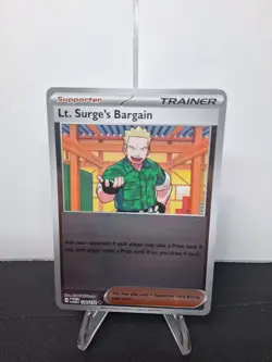 Lt. Surge's Bargain (Reverse Holo) 120/132 - Mega Evolution ME01- Pokemon - NM/M - Image 1
