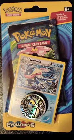 Pokemon - XY Evolutions - Booster Blister Pack Greninja - New Factory Sealed - Image 1