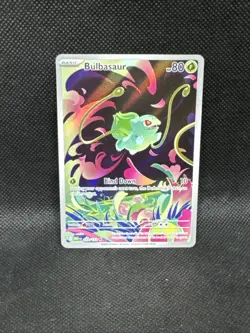 Bulbasaur 133/132 Illustration Rare Pokemon Mega Evolution NOT STAMPED VERSION! - Image 1