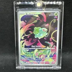 Bulbasaur 133/132 Illustration Rare Pokemon Mega Evolution NOT STAMPED VERSION! - Image 3