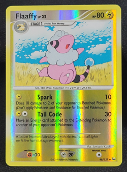 Pokemon TCG Flaaffy Platinum 48/127 Reverse Holo LP/NM - Image 1