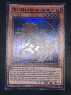 Yugioh! Miscellaneousaurus - RA04-EN022 - Super Rare - 1st Edition - Image 1