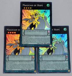3 x YuGiOh TCG Magician of Hope - TOCH-EN024 - Super Rare - 1st Edition NM - Image 1