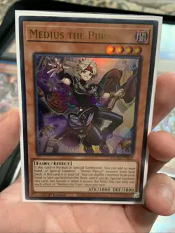 Yugioh! Medius the Pure DUAD-EN008 Ultra Rare 1st Edition NM - Image 1