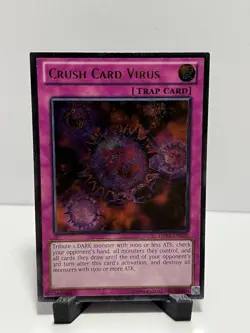 Yugioh Crush Card Virus - Ultimate Rare - Unlimited - LP- DPKB-EN039 - Image 1