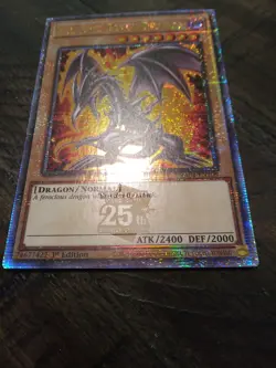 YUGIOH - Red-Eyes Black Dragon (7th Art) - RA04-EN109 - Quarter Century Secret - Image 1