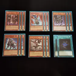 Yugioh Darklord Diabolos Core Set with Deck box & Sleeves - Image 2