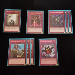 Yugioh Darklord Diabolos Core Set with Deck box & Sleeves - Image 4