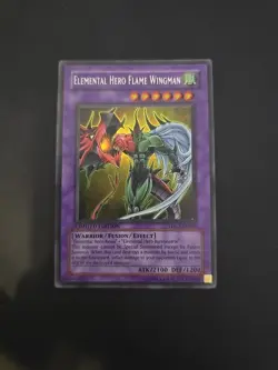 Elemental Hero Flame Wingman EHC1-EN004 Secret Rare Limited Edition Yugioh - Image 1