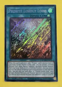 YuGiOh ~ Primite Lordly Lode BLMM-EN172 ~ Battles of Legend: Monster Mayhem - Image 2
