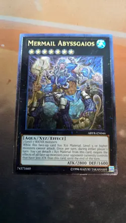 Yugioh! Mermail Abyssgaios - ABYR-EN046 - Ultimate Rare - Unlimited Edition NM - Image 1