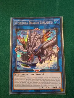 Yugioh Worldsea Dragon Zealantis MP23-EN193 Prismatic Secret Rare 1st Edition NM - Image 1