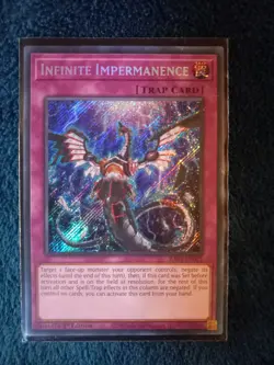 Infinite Impermanence RA01 Secret NM Yugioh - Image 1