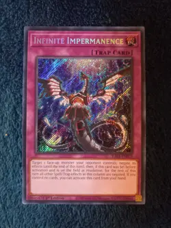 Infinite Impermanence RA01 Secret NM Yugioh - Image 2