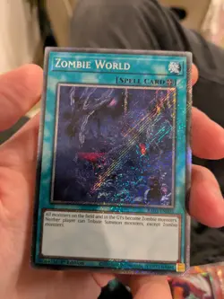 zombie World - RA03-EN205 Platinum Secret Rare 1st YuGiOh - Image 1