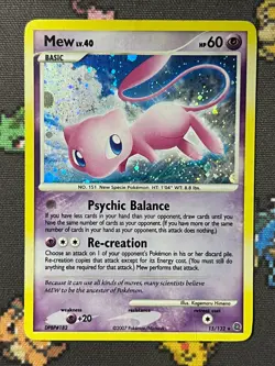 Mew - 15/132 - Pokemon Secret Wonders - Mid Era Vintage Rare Holo Card - MP - Image 1