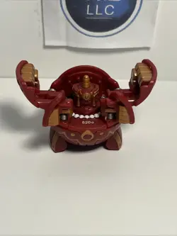 Bakugan Pyrus 520G Fortress Figure Battle Brawlers W/Card RARE - Image 2