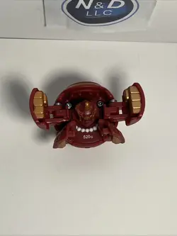 Bakugan Pyrus 520G Fortress Figure Battle Brawlers W/Card RARE - Image 3