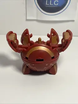 Bakugan Pyrus 520G Fortress Figure Battle Brawlers W/Card RARE - Image 5