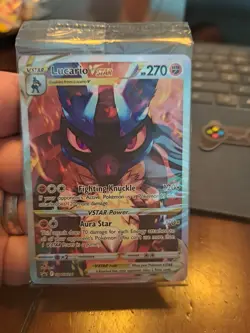 Lucario VSTAR SWSH291 SWSH: Sword & Shield Promo Cards Holo Sealed - Image 1