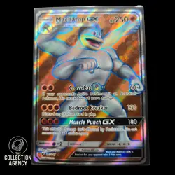 Machamp GX Full Art Holo Card 135/147 SM Burning Shadows NM Condition - Image 1