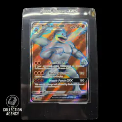 Machamp GX Full Art Holo Card 135/147 SM Burning Shadows NM Condition - Image 3
