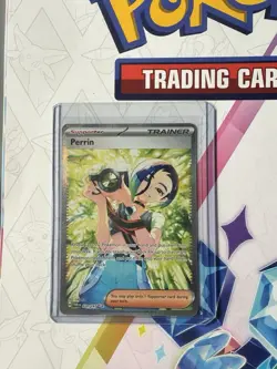 Pokemon TCG Perrin Card 220/167 Twilight Masquerade Special Illustration Rare - Image 1